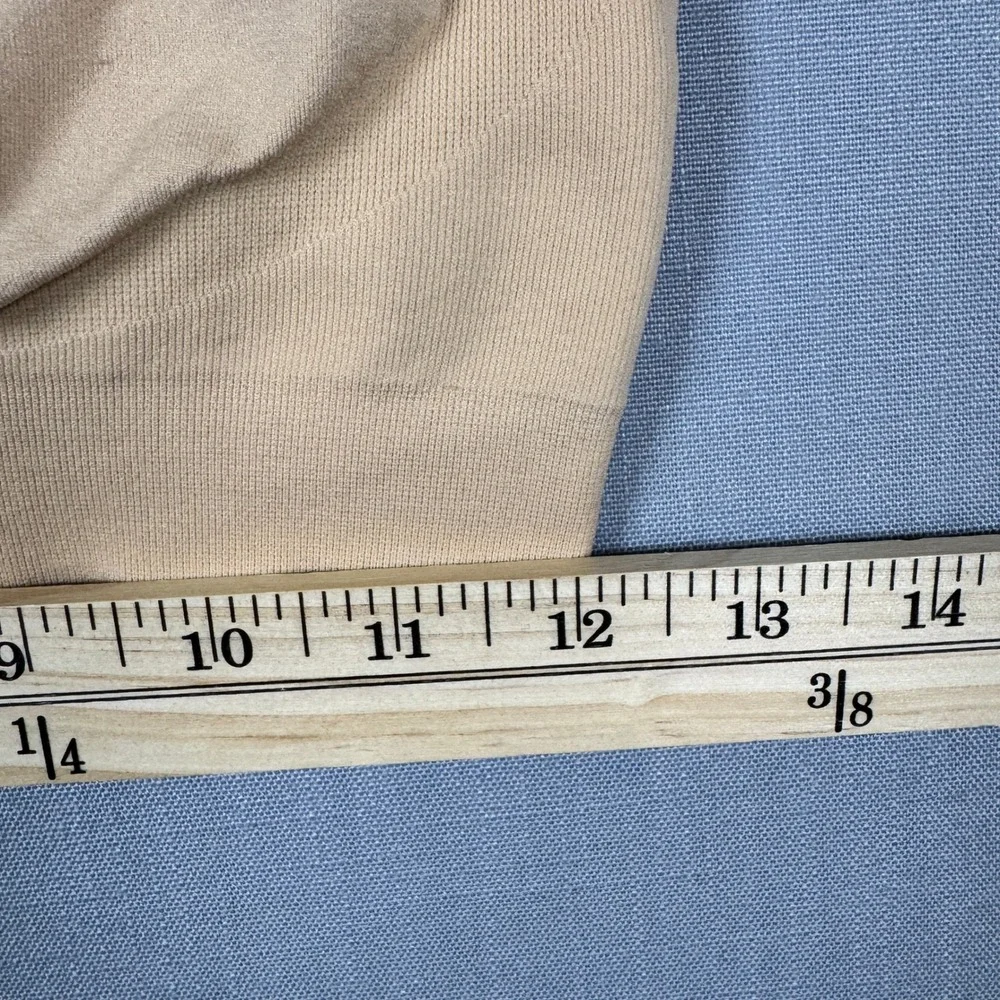 Prairie Wear Hugger Prima Bra Women Size M Beige Front Zip Post Surgical